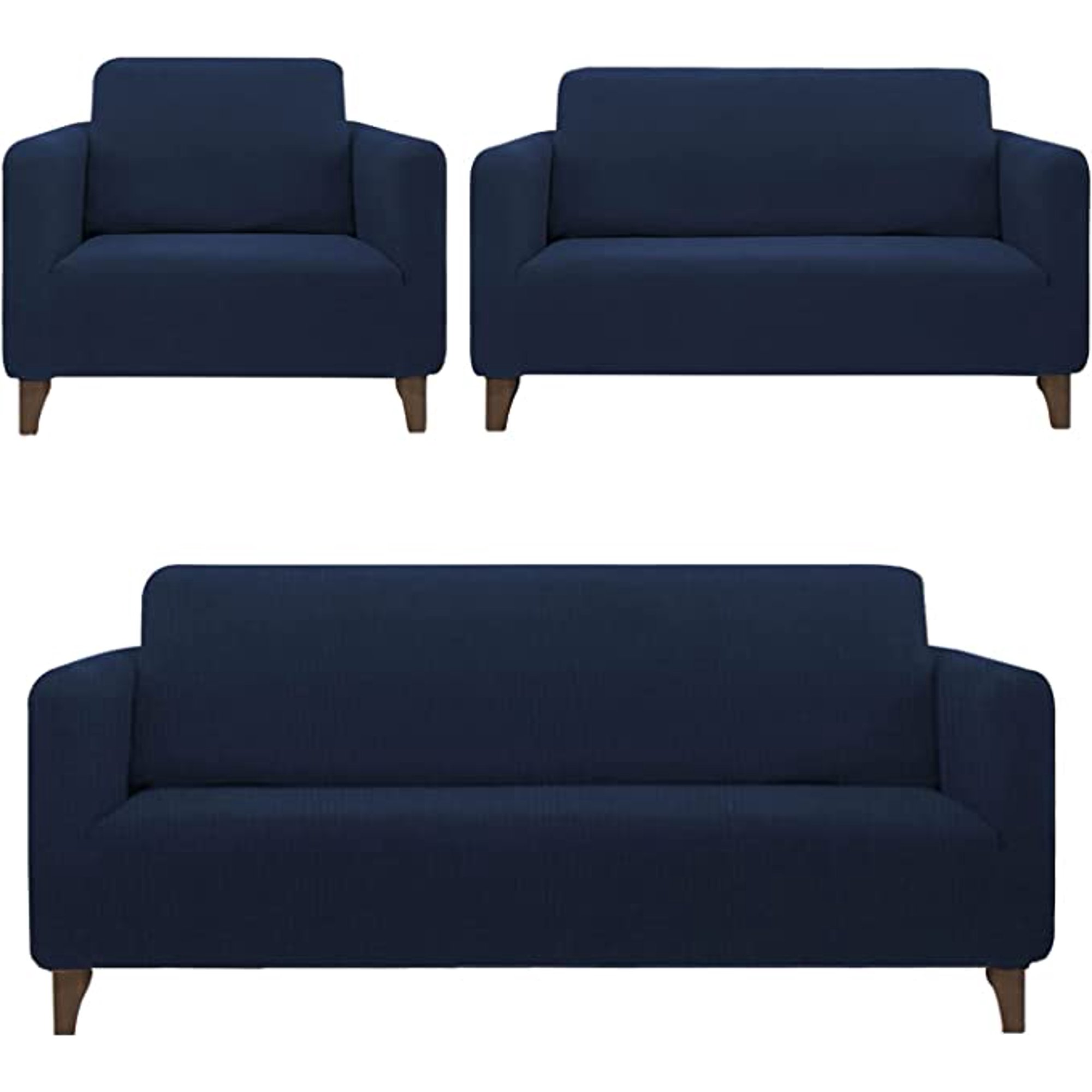 Cubre sofá acolchado Azul marino - Mueblam