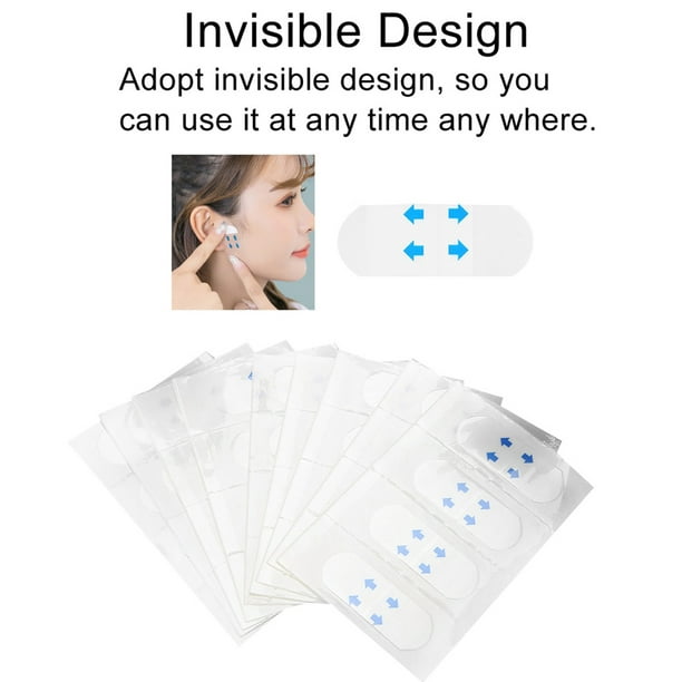 Cinta Adhesiva Impermeable Para Estiramiento Facial Adhesivo Invisible  Barbilla