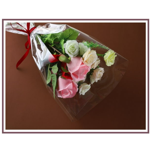 WQAZ Papel para envolver flores de 58 cm15 yardas/rollo de color sólido  mate de papel de niebla de papel de regalo de flores para decoración de  boda