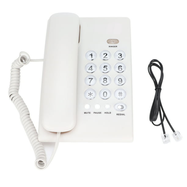 Teléfono fijo con cable, teléfono fijo doméstico KXT504, teléfono con cable  para múltiples oficinas, diseñado para profesionales