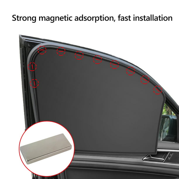 Parasol lateral magnético para coche, parasol, ventana, cortina