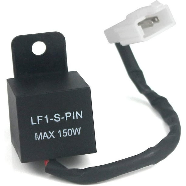 Intermitente LED resistente de 12 V, luz de giro fija con relé
