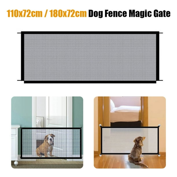 Puerta de seguridad para perros y mascotas, barrera de seguridad/vallas  para instalación en cualquie Fairylove 748478910