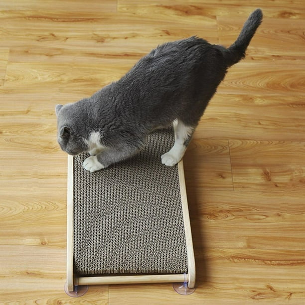 Rascador de esquina de pared para gatos, rascador de cartón para gatos,  tablero vertical para rascar, sofá, puerta de esquina, protector de  muebles