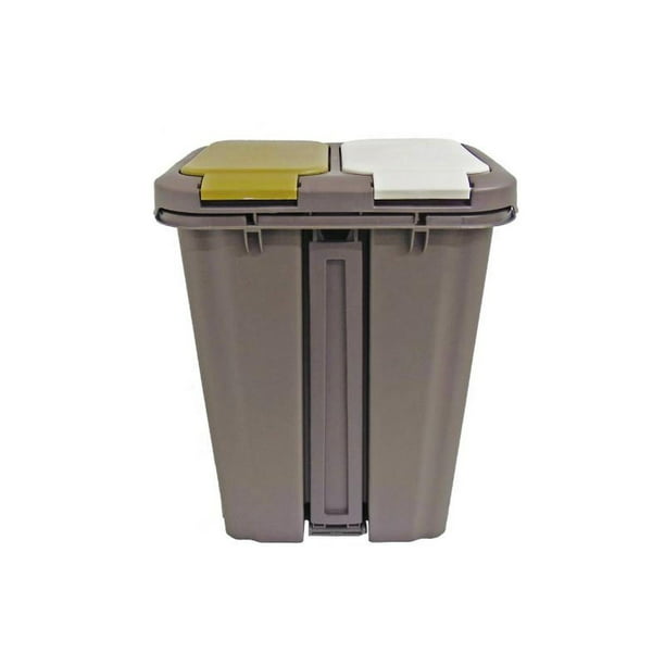  Bokashi Organico Dual System- Cubo de basura orgánico  sostenible e innovador (negro/verde) : Hogar y Cocina