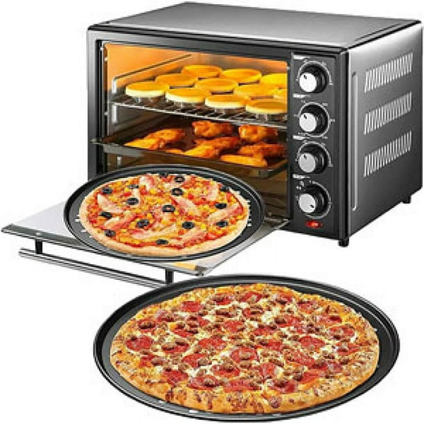 Deedro Bandeja de pizza para hornear pizza, bandeja de pizza de acero  inoxidable de 12 pulgadas, bandeja redonda para hornear pizza, bandeja de  horno