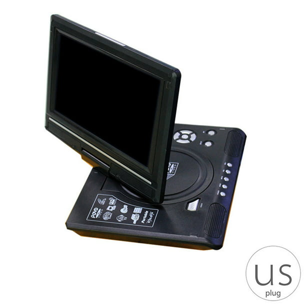 Reproductor de DVD portátil de "Reproductor de video HD Entrada AV Salida Dispositivo de reprodu Inevent DZ7602-01 | Walmart en línea