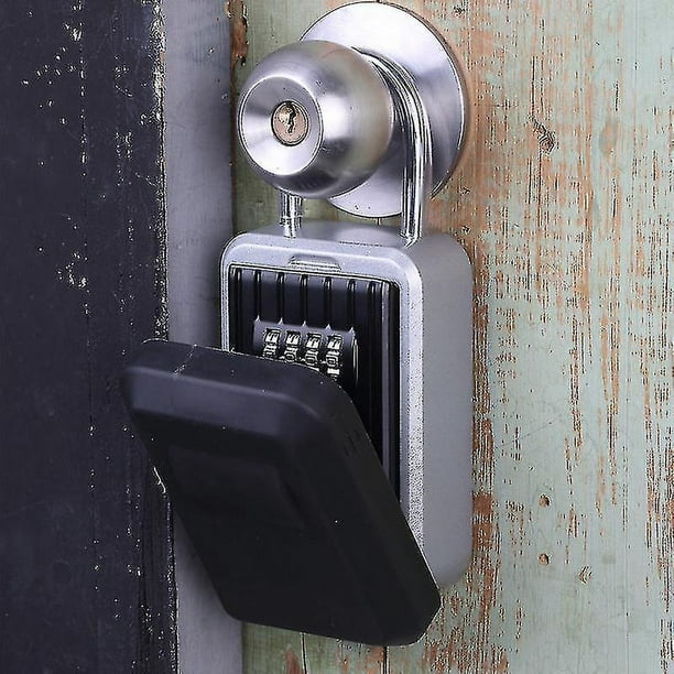 Caja de seguridad para guardar llaves con cerradura de 4 dígitos