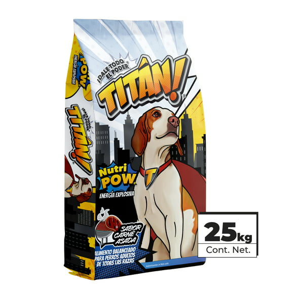 alimento para perro titán nutripow 25 kg