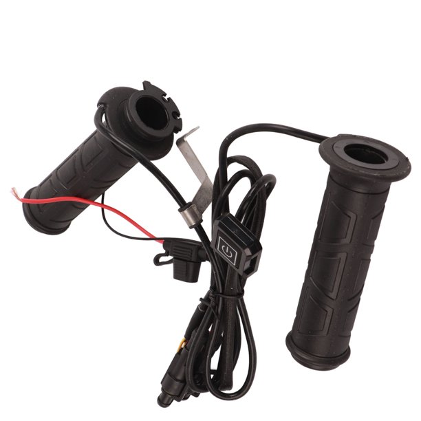 1 Par Puños Calefactables de Moto, 22mm Motocicleta Heated Grips, Puños  para Manillar Calentadores Eléctricos para Manillar de Motocicleta Puños