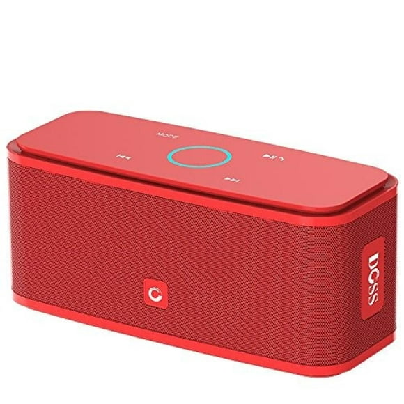 altavoz portatil doss soundbox bluetooth rojo