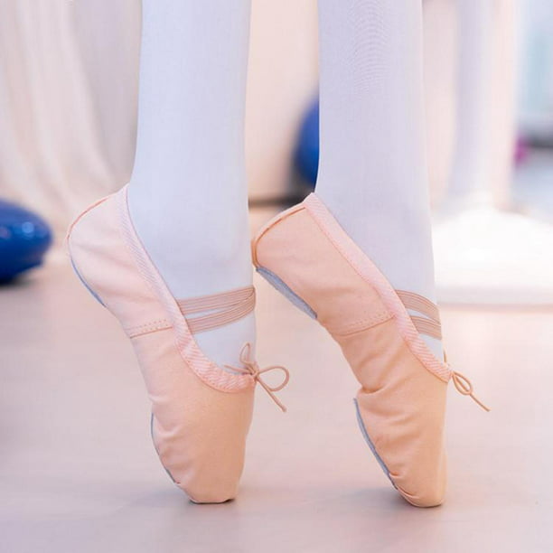Zapatillas de ballet para mujer y niña, zapatillas de ballet para mujer,  zapatillas de baile, zapatillas de ballet de lona, zapatos de yoga