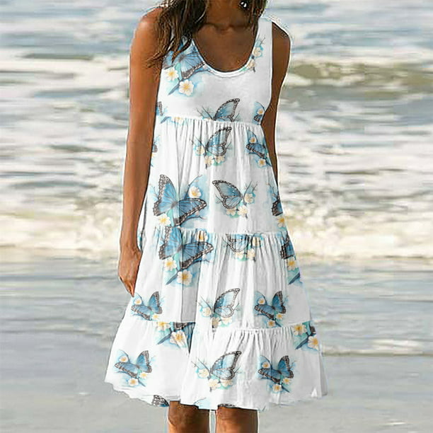 Vestido largo Kaftan sólido, vestido de vacaciones de playa dividido para  verano y primavera, ropa de mujer