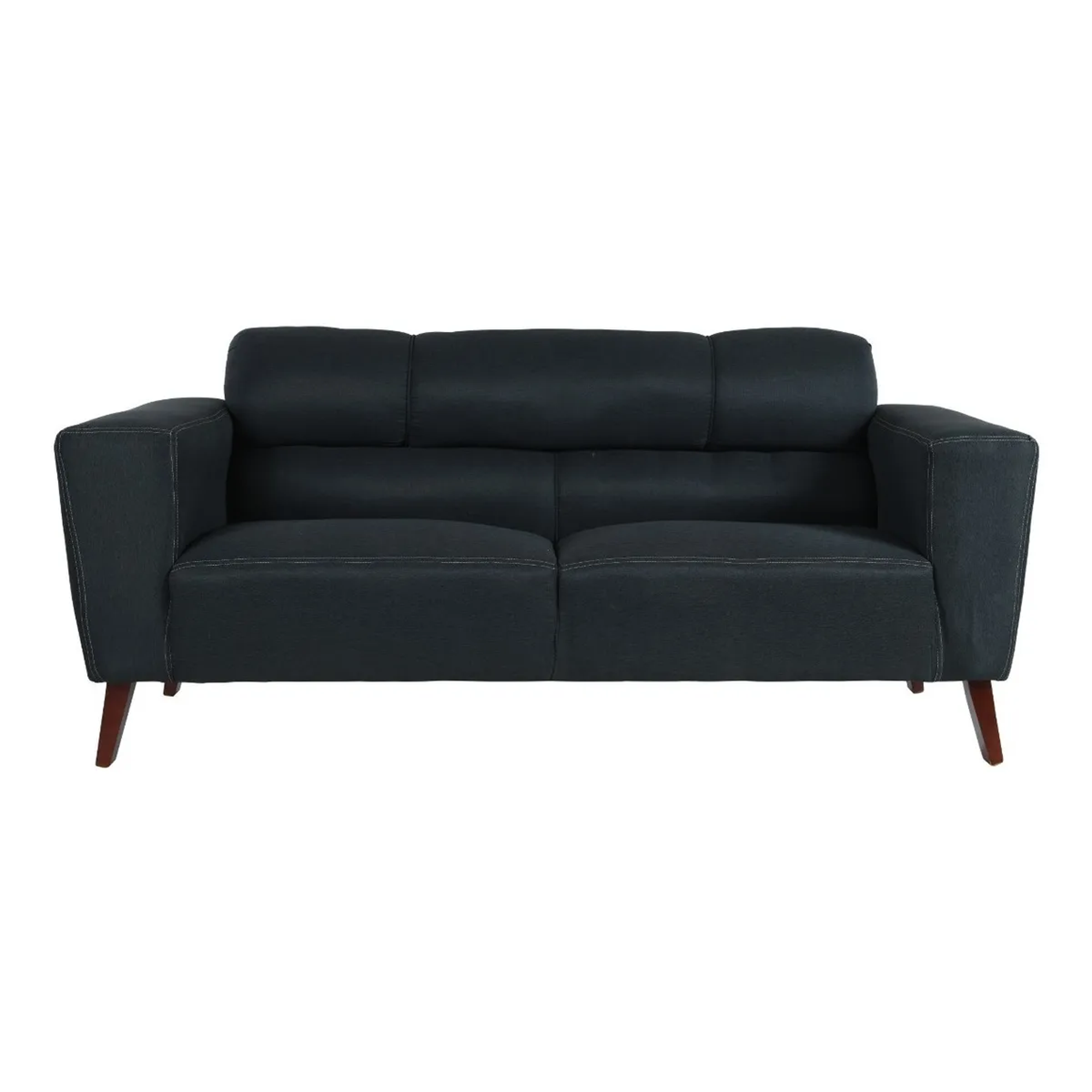 Sofá Siberia Lino Gris Oxford Salas Modernas Minimalistas Lounge