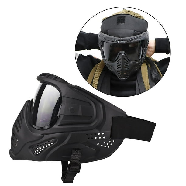 Máscara airsoft Máscara táctica de cara completa con protección ocular  resistente a los impactos para Cs Game Paintball