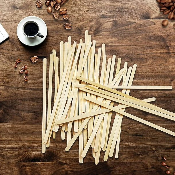 500 palitos de madera para remover café, agitadores de café