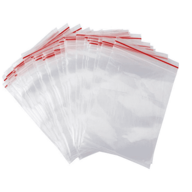 500 Uds pequeñas bolsas Ziplock transparentes 6*8cm bolsas de polietileno  con cremallera resellable ER