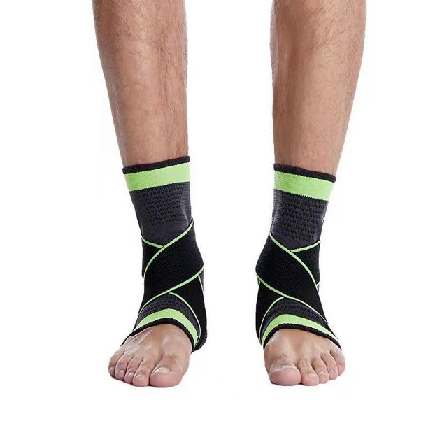 Calcetines de compresión para mujer y hombre. Ideal para aliviar la fascitis  plantar y apoyar el tobillo. 1 par de calcetines de compresión por paquete  Rojo Verde