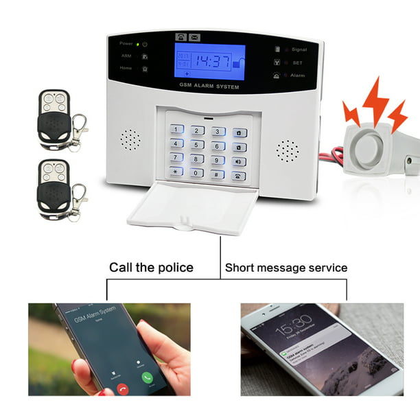 WiFi IP GSM Tuya - Alarma de seguridad inalámbrica para oficina en casa,  sistema antirrobo, acceso RFID, marcador automático, fácil de instalar