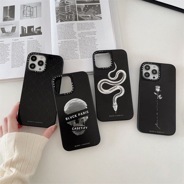 CASETiFY×BLVCK PARIS ミラー/インパクト iPhoneケース 4種 