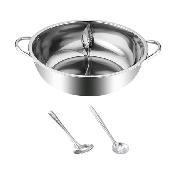 VEVOR VEVOR Olla de acero inoxidable, ollas grandes de 42 cuartos, olla  multiusos para salsa con tapa y asa, olla resistente de grado comercial,  tratamiento de lijado, para eventos de grupos grandes