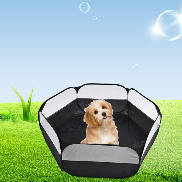  GDKASRNY Corralito portátil para perros, valla de ejercicio de  metal resistente para mascotas, corral para interiores y exteriores, corral  para mascotas para perros pequeños, medianos y grandes, corral de  campamento para