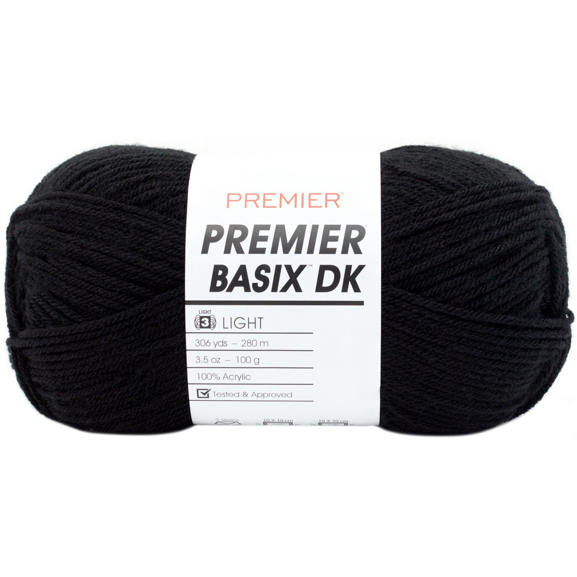 Premier Yarns 1142-49 Black -Yarn Basix Dk