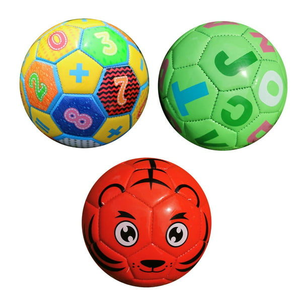 Pelota de Fútbol para Niños de 3 Unidades, Ejercicio de Entrenamiento,  Pelota de Espuma Hinchable, R Macarena Balón de fútbol para niños