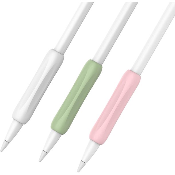 Paquete de 3 fundas de silicona para Apple Pencil, accesorios de 2