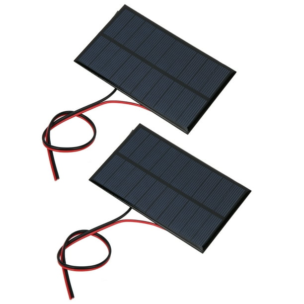 Cargador de panel solar, 2 piezas Mini panel solar Panel solar al aire  libre Mini panel solar Calidad de nivel superior Jadeshay A
