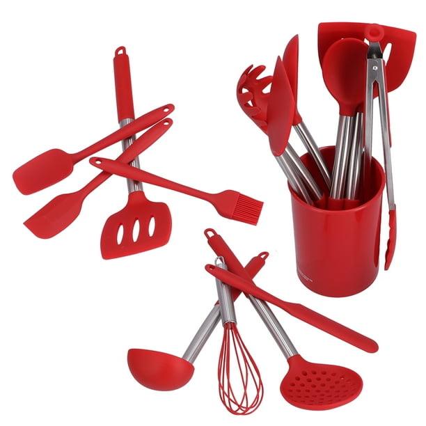 Set de utensilios de cocina de silicona de 15 piezas, Set de herramientas  de cocina de silicona nórdica para el hogar, Mode de Mujer