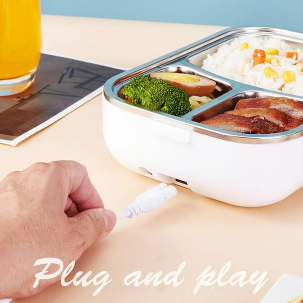 Calefacción eléctrica USB Portatil Calefactor de alimentos de acero  inoxidable térmica Fiambrera - China Contenedor de alimentos y Caja de  plástico precio