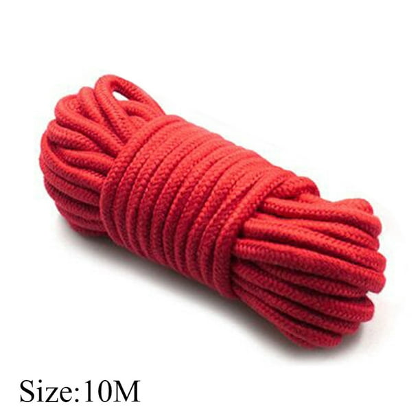 Cuerda de bondage de esclavo sexual de 10 m, cuerda de algodón gruesa,  juguete de juego de rol erótico, cuerda de algodón suave BANYUO Electrónica