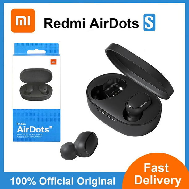 Xiaomi Redmi Airdots S Auriculares Originales Mi Tws Auriculares  inalámbricos Bluetooth Ai Control Auriculares para juegos con micrófono  Reducción de ruido Tan Jianjun unisex