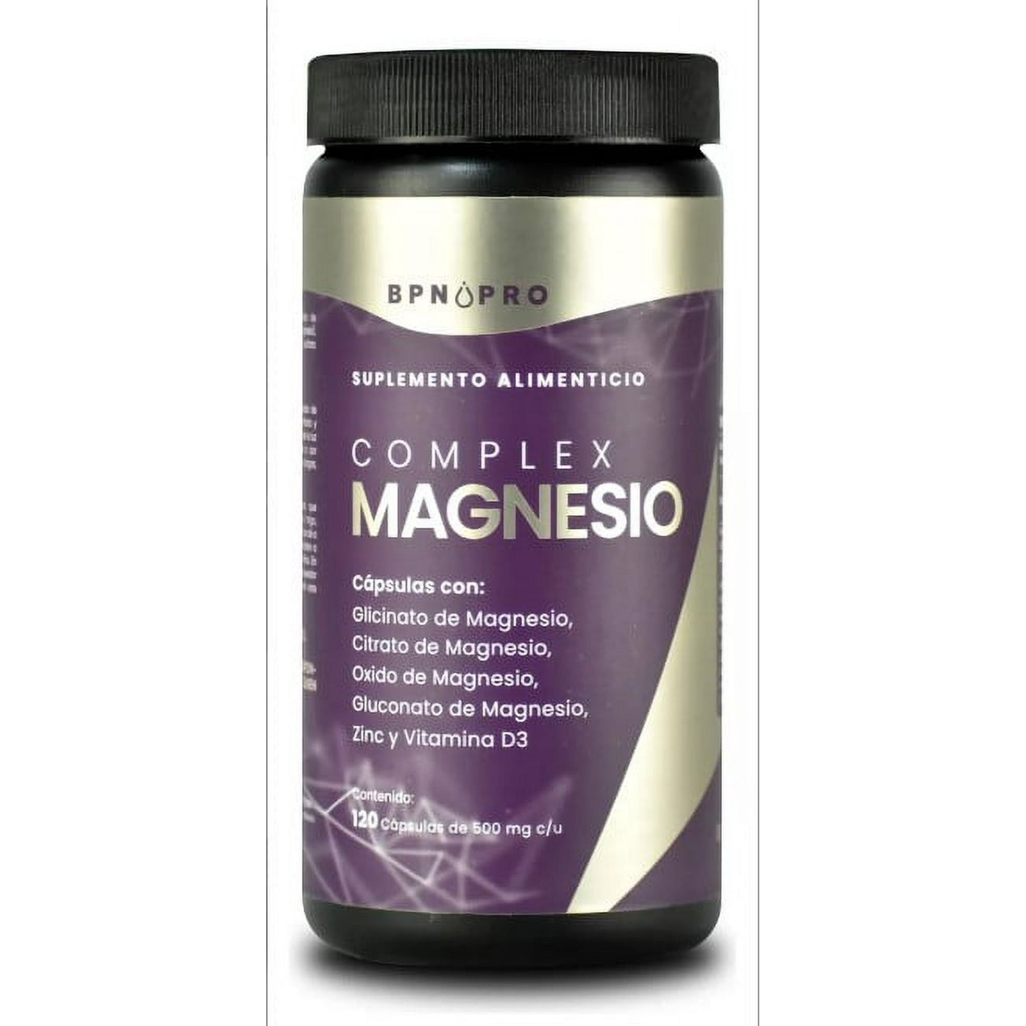 Vitaminas Life Pro Bisglicinato de Magnesio 120 Caps