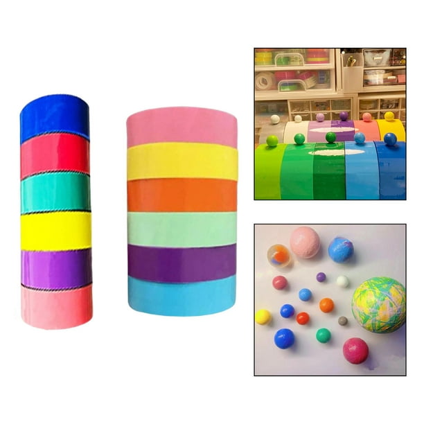 Moeup - Juego 10 cintas adhesivas, colores surtidos