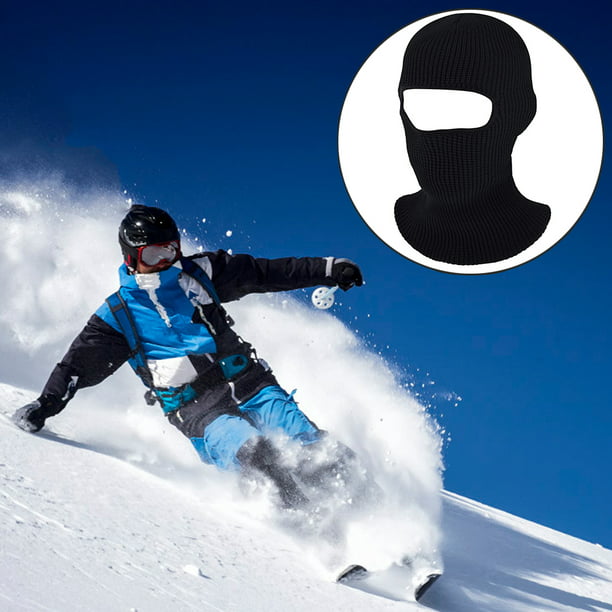 Pasamontañas de cara completa para hombre Esquí de invierno a prueba de  viento
