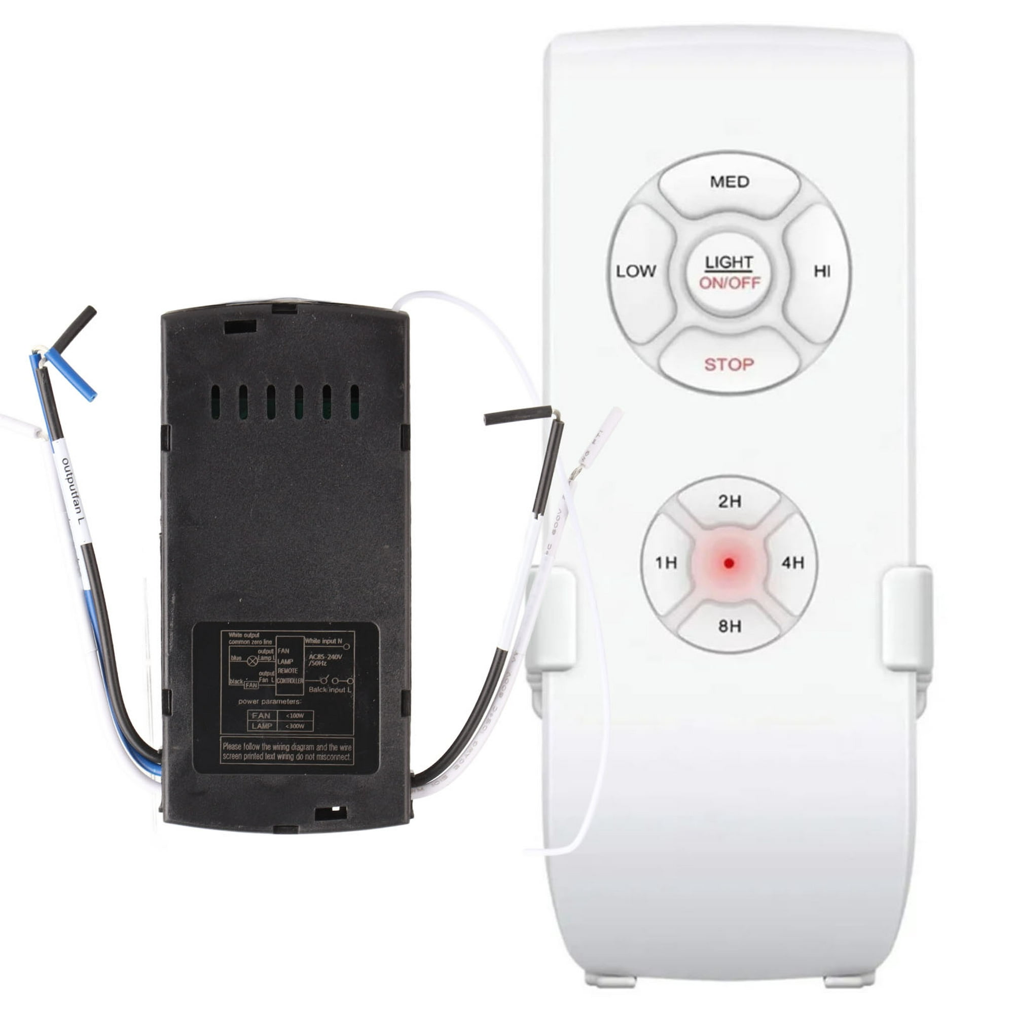 Interruptor inteligente Wi-Fi Interruptor de luz Control de voz, Control  remoto, RF433 Irfora 2 bandas sin cable neutro