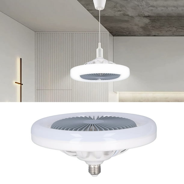  GOWE LED ventilador de hierro, lámpara LED lámpara de techo  para recámara : Herramientas y Mejoras del Hogar
