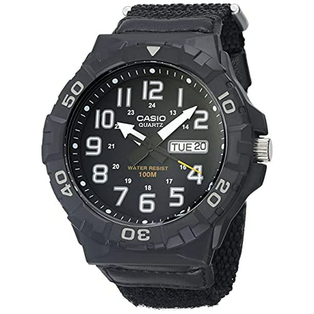 Casio Reloj de cuarzo para hombre con correa de resina, negro, 17 (Modelo:  W-800H-1BVCF), Negro -, Classic