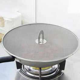 Pantallas de salpicaduras de cocina de acero inoxidable protector contra  salpicaduras de aceite resistente al calor para cocina cocina fritura