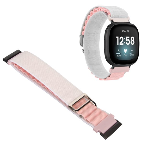 Correa para Fitbit Versa 4 - Cuero - Rosa