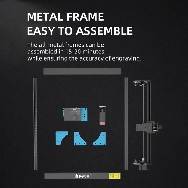 TTS-55 PRO 5.5W máquina de grabado láser 40W cortador láser herramienta de  grabado de corte por láser para madera metal aluminio vidrio cuero