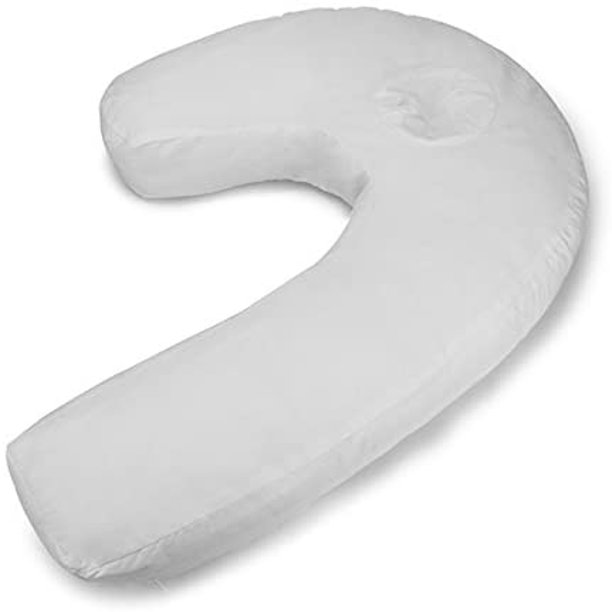 HonFitat U forma PP algodón blanco almohada lado durmiente reposacabezas  viaje anti ronquidos almohada Ormromra WMJ-0875