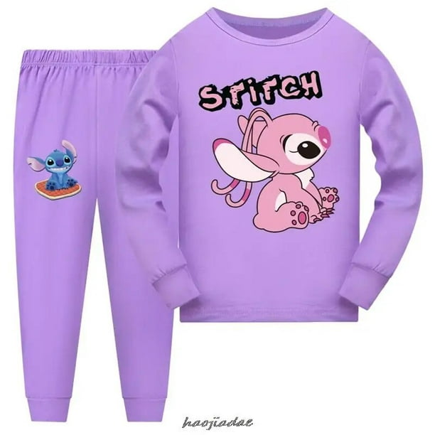  Disney Pijamas Lilo & Stitch para niñas, Rojo - : Ropa, Zapatos  y Joyería