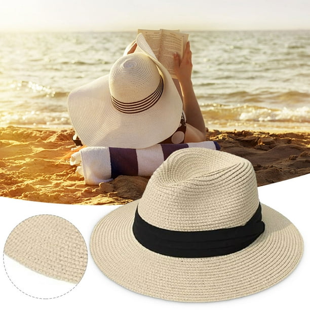 Sombrero de playa para hombre/mujersombrero de verano plegable de  viajecolor caqui para pesca Ehuebsd Para estrenar