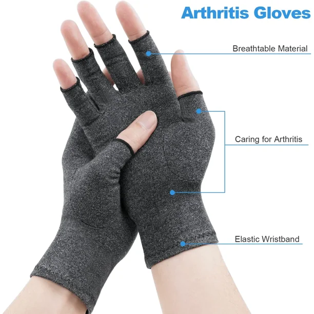 2 pares de guantes de compresión para artritis, articulaciones