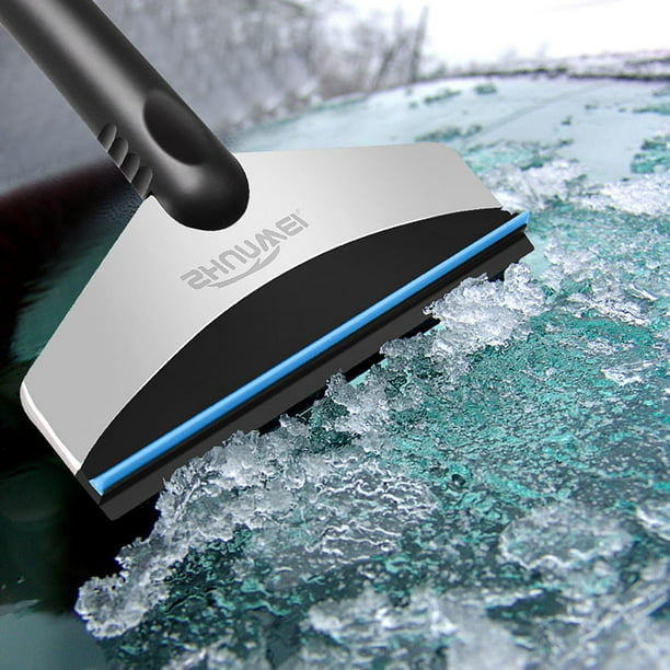 Rascador de parabrisas de coche, herramienta compacta de eliminación de  hielo, raspador de nieve, para ventanas de parabrisas de coche SUV,  duradero y resistente brillar Electrónica