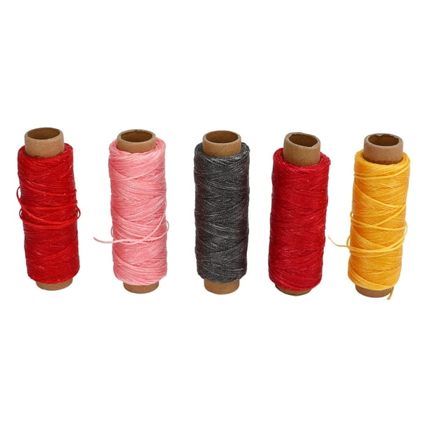  Cuerda de hilo encerado de 25 colores, hilo encerado, hilo  encerado, cuerda de cuentas para cuero, manualidades, principiantes,  costura de cuero : Arte y Manualidades