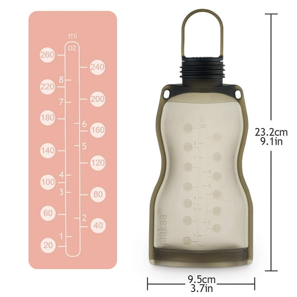 Accesorios para lactancia materna, Bolsa de almacenamiento de leche de  silicona Bolsa de pie a prueba de fugas de jugo Bolsa de almacenamiento de  leche materna de silicona Innovación moderna